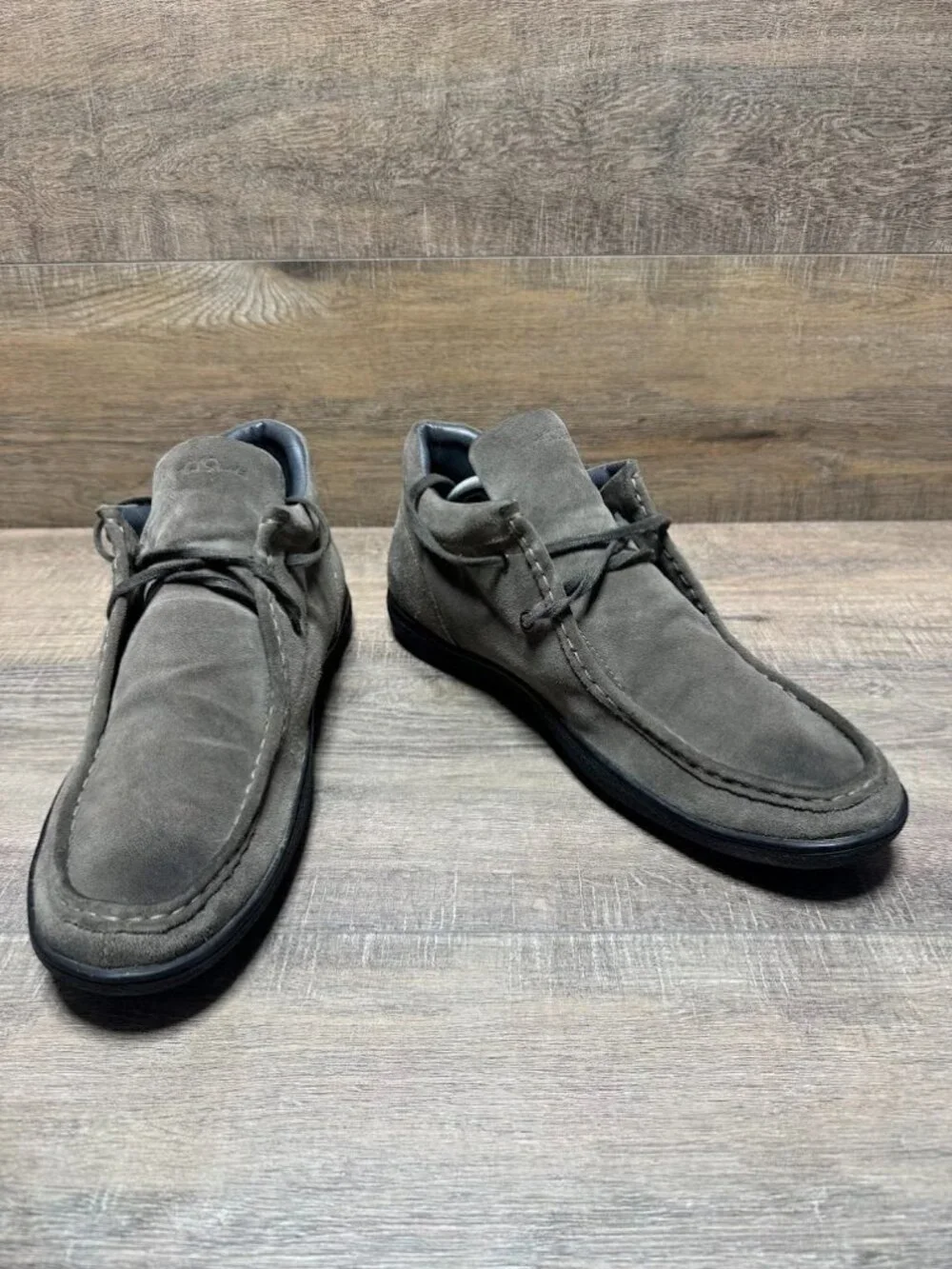 Thad Stuart Brown Suede Chukka Boots Men's Size EU 45